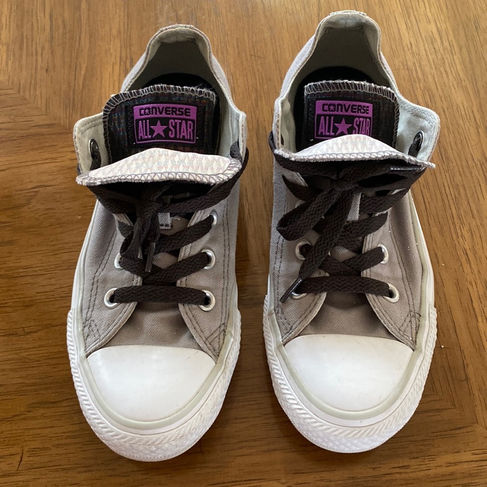 CONVERSE DOUBLE TONGUE LOW TOP SNEAKERS